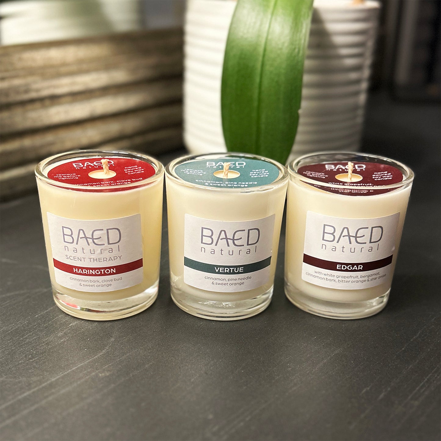 3 votive soy wax votives christmas front glass